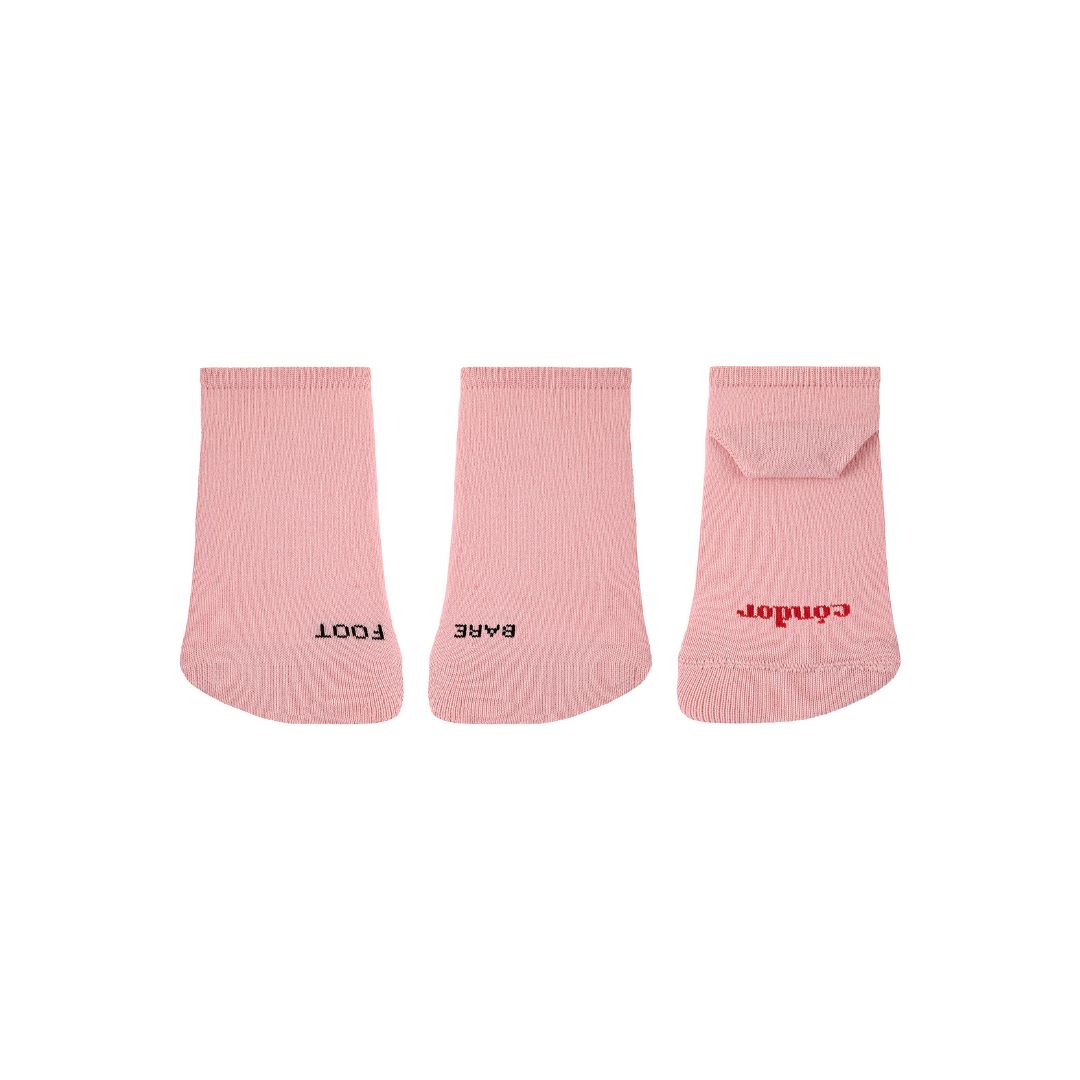 Cóndor Calcetines Barefoot Cortos Rosa Palo