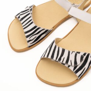 Flexi Nens Sandalias Okapi Salvaje Negro/Blanco 70144-LI