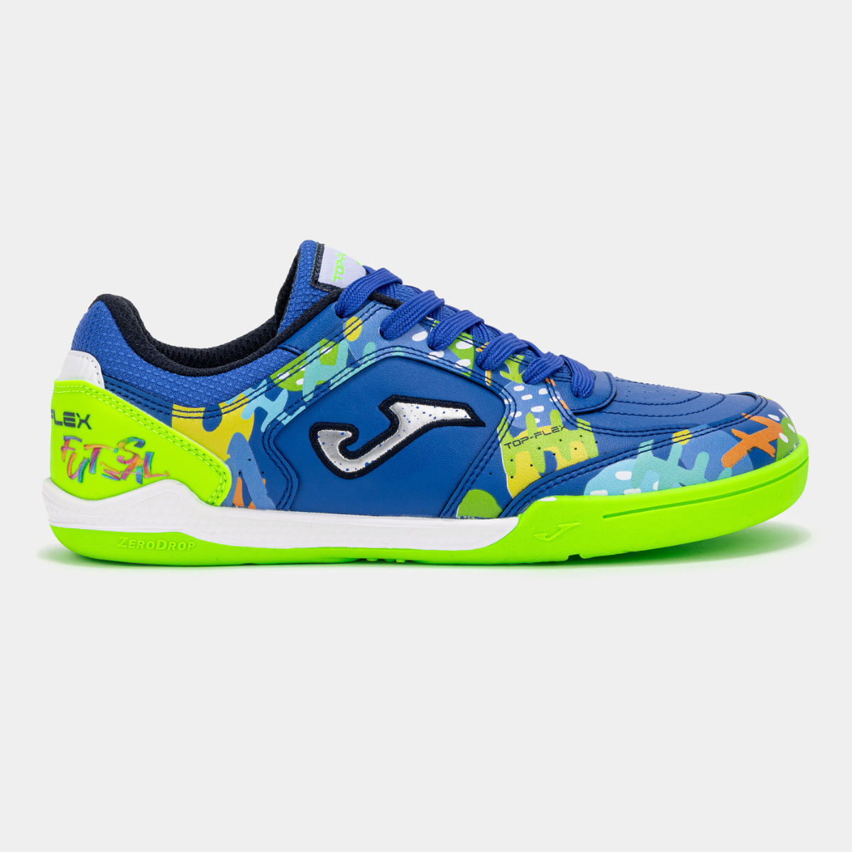Joma Barefoot Deportivas Top Flex Junior 2604 Royal Indoor Cordones - Imagen 1