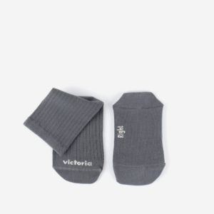 Victoria Calcetín Barefoot Bambú Gris