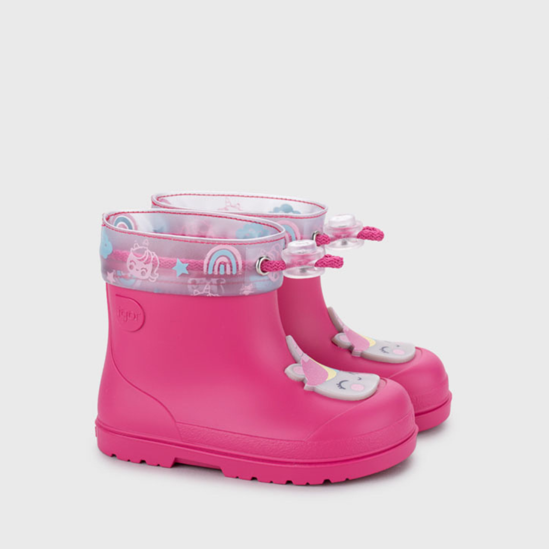Igor Barefoot Bota de Agua Mendi Unicornio Fucsia - Imagen 1