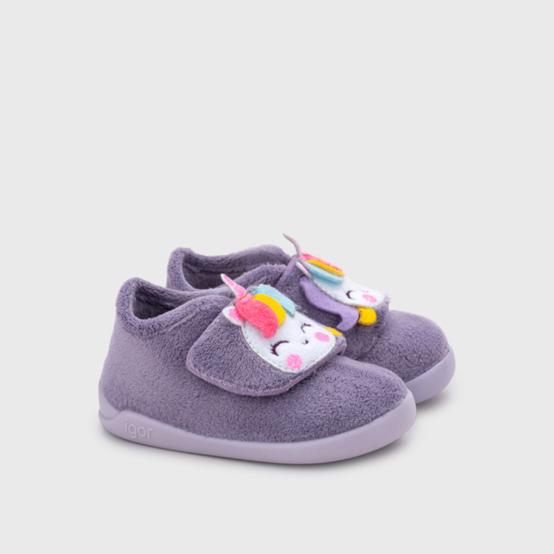 Igor Barefoot Zapatillas Interior Homie Unicornio Malva - Imagen 2